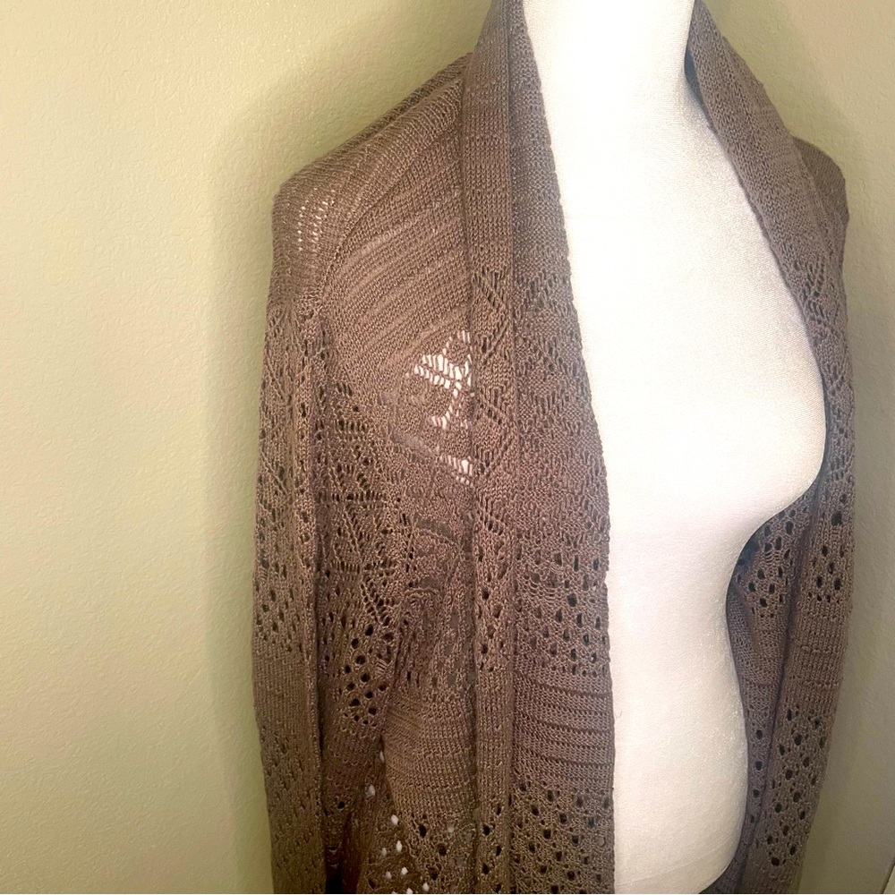 NWT ColdWater Creek Plus Size 3X open front cardigan knitted design